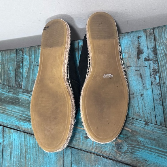 Tory Burch Embellished Espadrille Suede Jewel Perfect Black/Diamond Size 10.5 - Picture 10 of 16